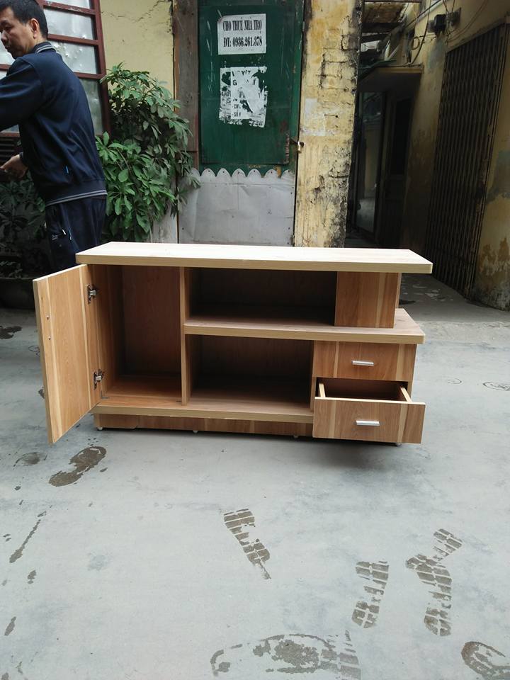 Kệ Ti Vi ( 63cmx120cmx40cm) Gỗ Ép Công Nghiệp Hải Phòng.